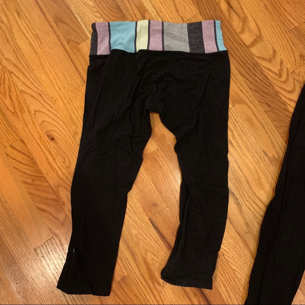 Lululemon black crops